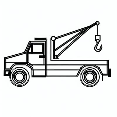 vehicle tow icon